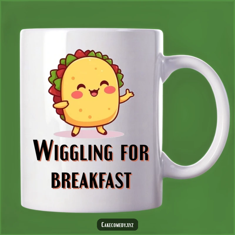 Funny Taco Dance Mug: Spice Up Your Morning Routine