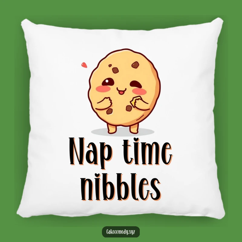 Funny Cookie Pillow - Cozy Giggle & Bite, Soft Mischievous Comfort Gift
