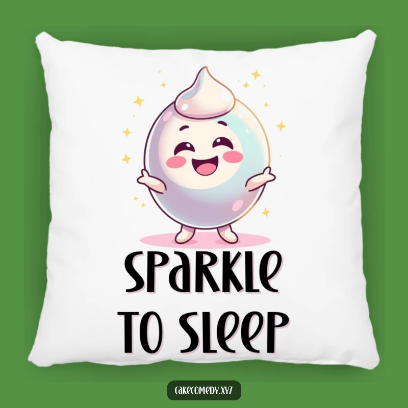 Funny Candy Pillow - Cozy Sparkle & Wiggle, Soft Energetic Comfort Gift