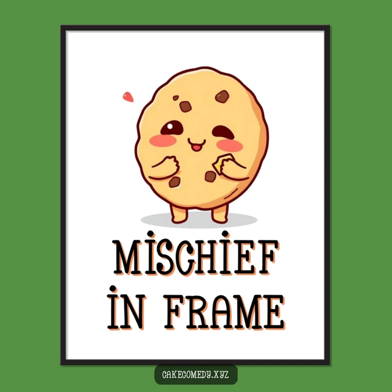 Funny Cookie Digital Art - Printable Mischief & Giggles Decor Gift