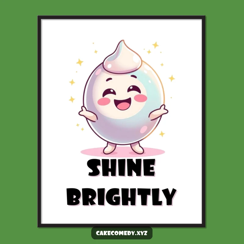 Funny Candy Digital Art - Printable Sparkle & Wiggle Decor Gift