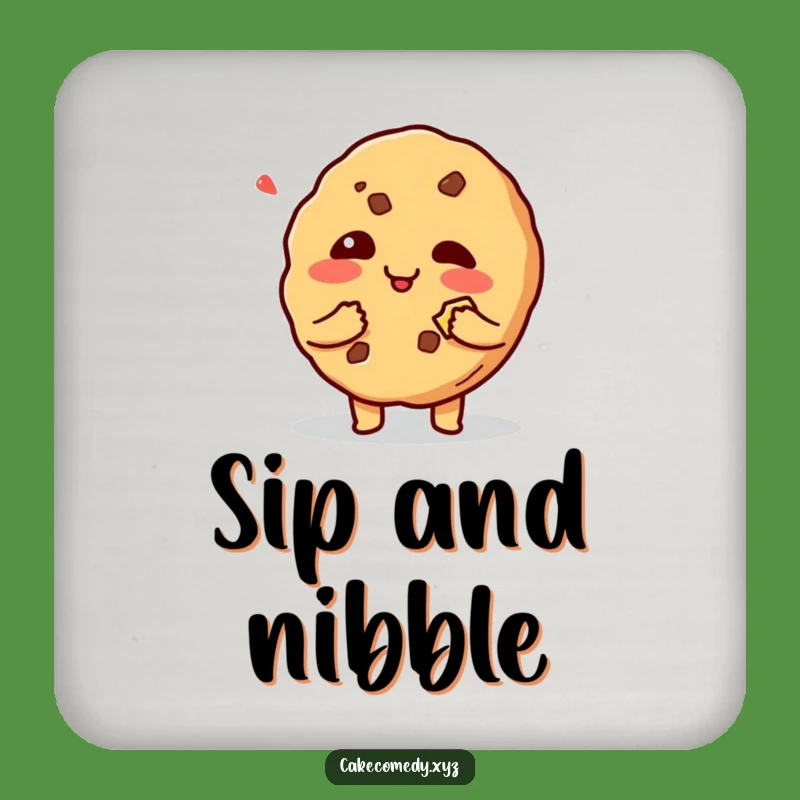 Funny Cookie Coaster - Protect Surfaces with Mischief Gift