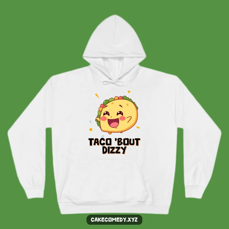 Funny Giddy Taco Hoodie: Cozy Spinning Design for Delighted Wearers