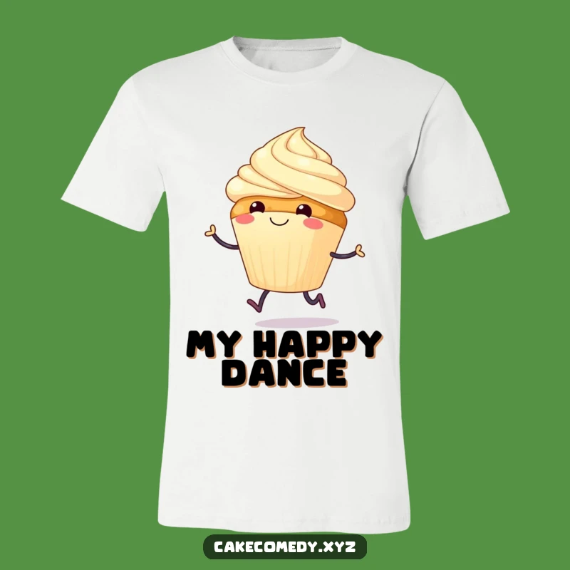 Funny Cupcake Hop T-Shirt: Spread Joy with Every Step